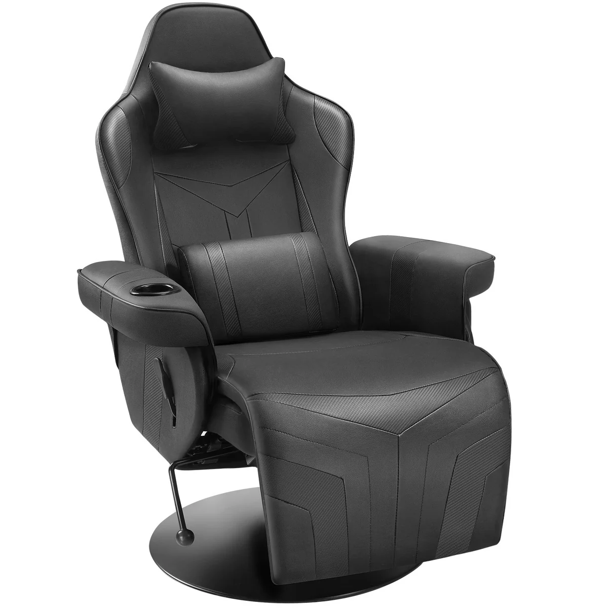 Black Reclining Gaming Chair