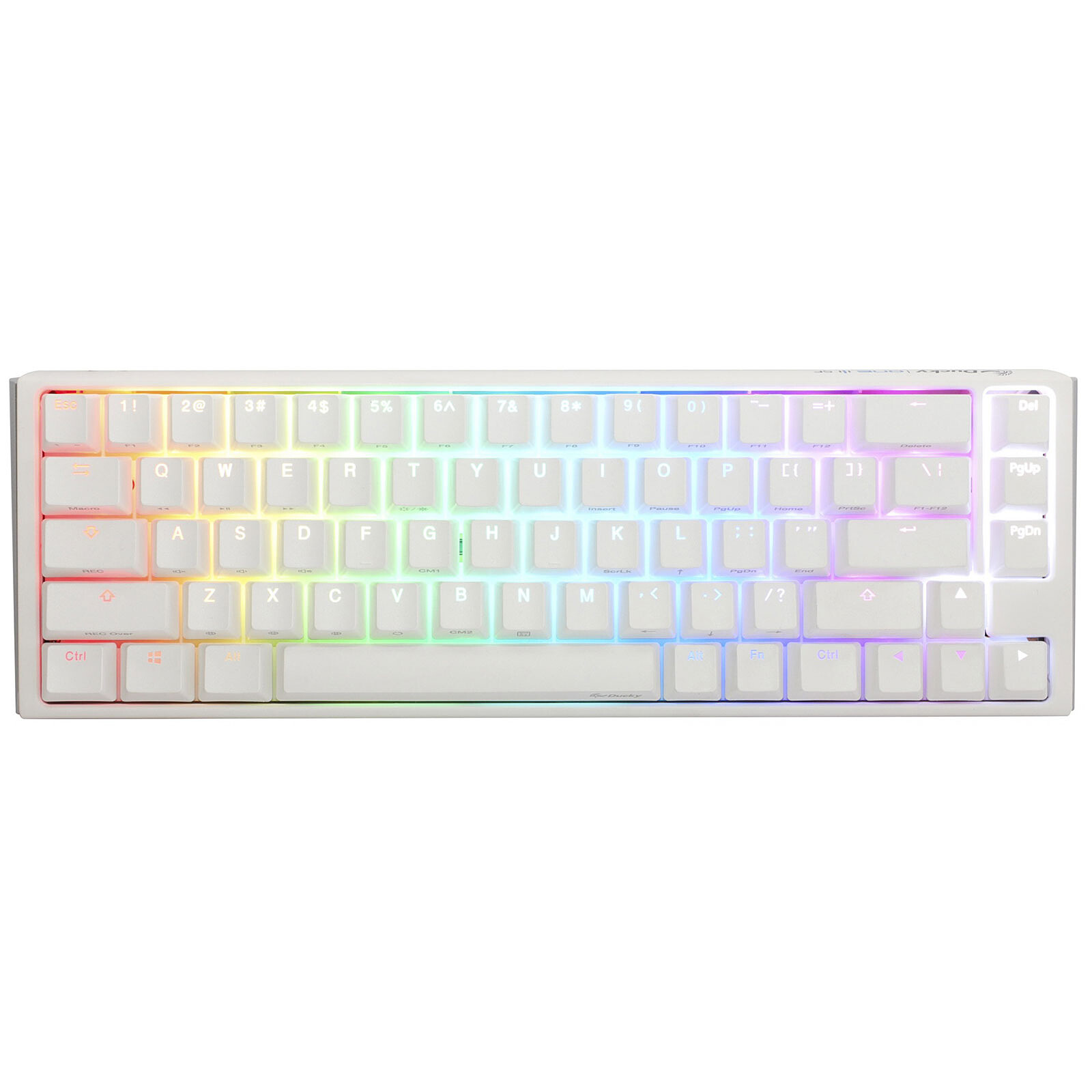 White Silent Gaming Keyboard